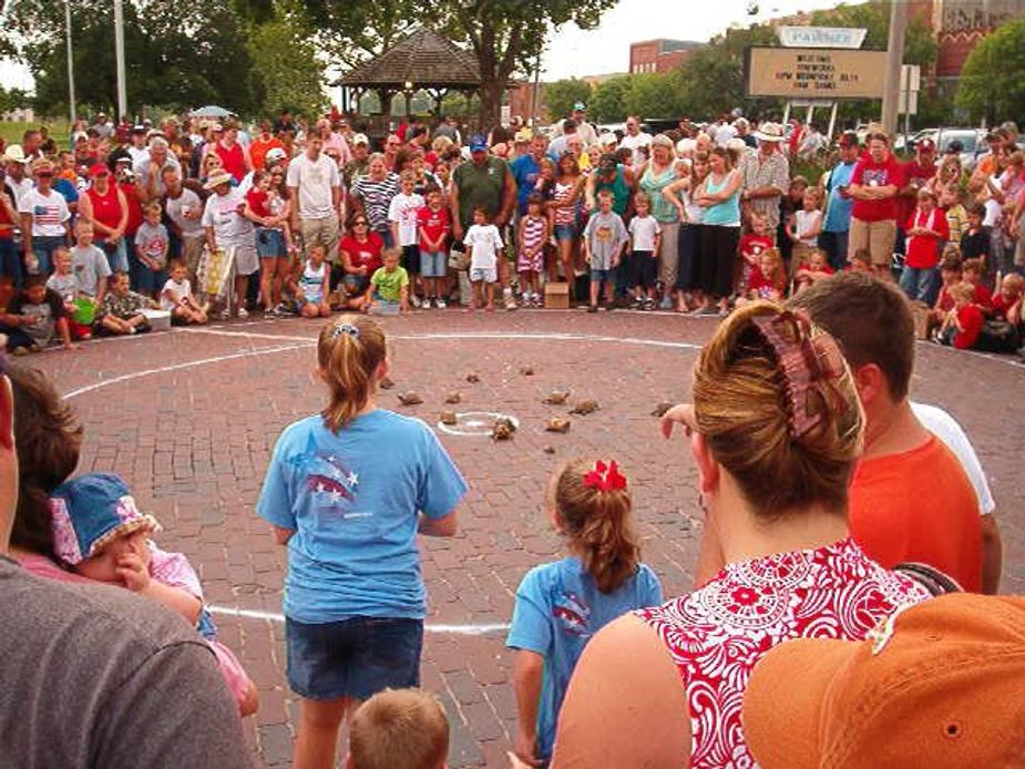 Celebrate Independence Day with fun community games in Pawnee. Bring your own turtle. Photo courtesy Pawnee Chamber of Commerce