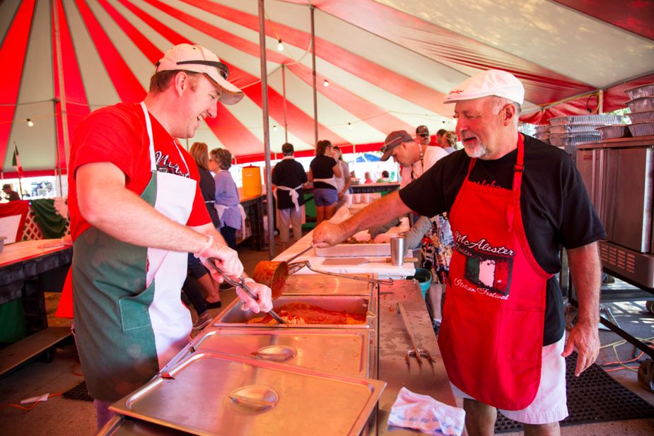 Visitors should come hungry for the annual McAlester Italian Festival, which returns this week to the Pittsburg County Regional Exposition Center. Photo by Lori Duckworth