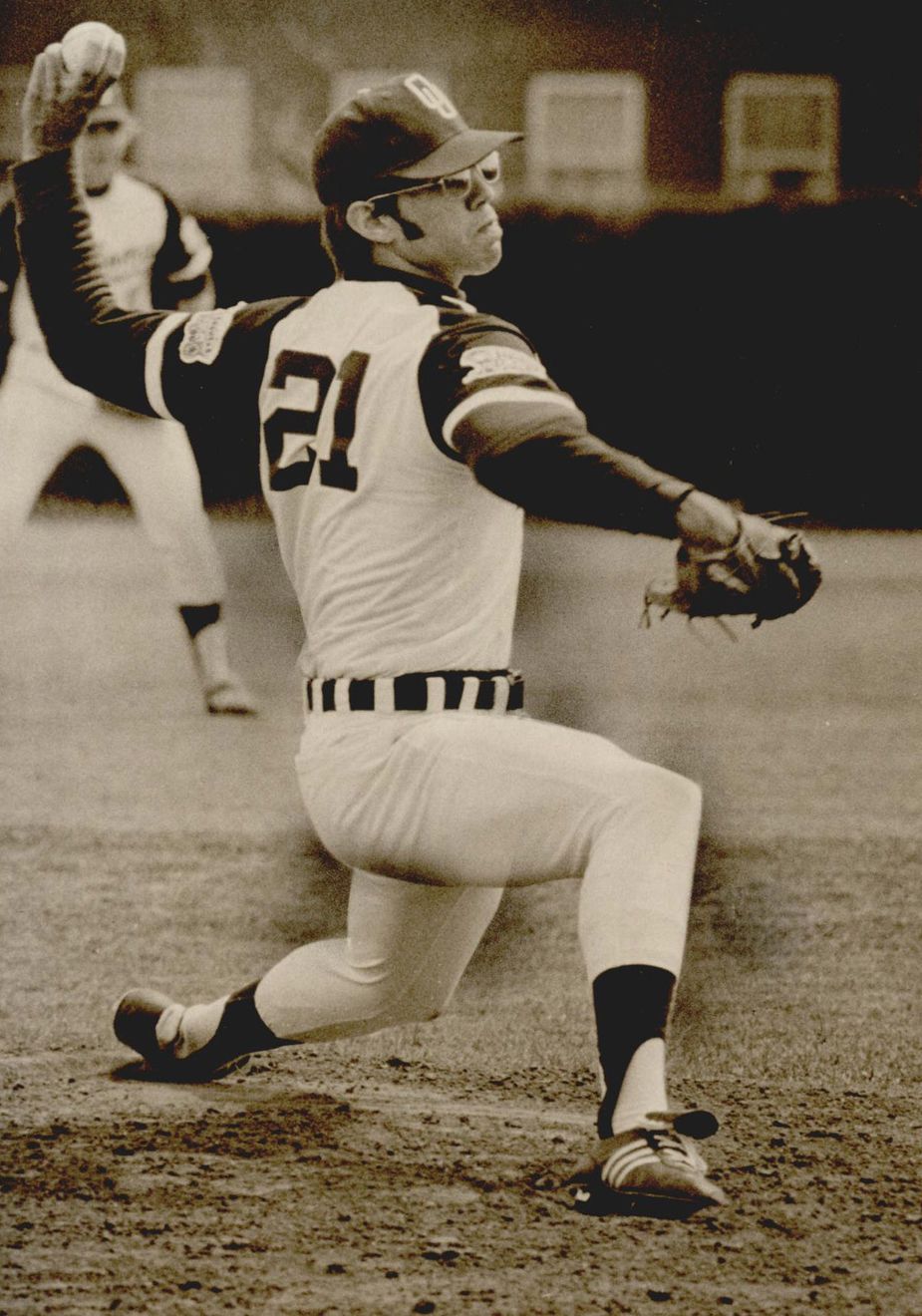 Bob Shirley struck out many players with his masterful pitches. Photo courtesy Oklahoma Historical Society