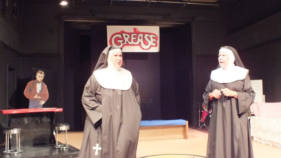 Audiences will be praying to catch their breath after watching the Grove Playmakers Theatre production of "Nunsense." Photo courtesy Grove Playmakers Theatre