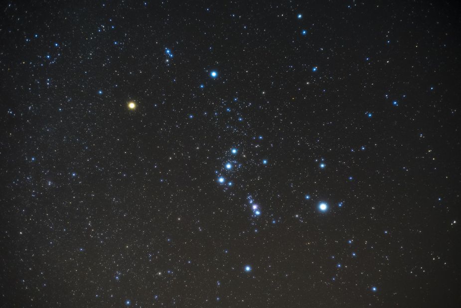 Look for Orion and more constellations in the night sky during the Claremore Museum of History's Stargazers Gathering. Photo courtesy Pixabay