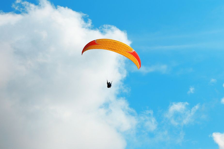 Paragliding, helicopters, hot air balloons, and more will wow those who attend the OK AirFest at El Reno's Canadian County Expo Center. Photo courtesy Pexels