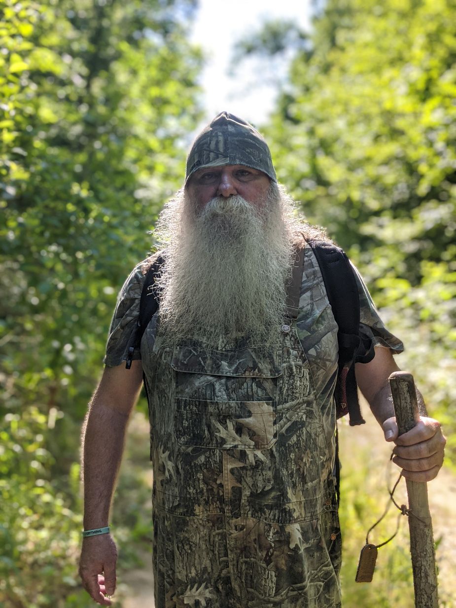 Charles Benton is among the many southeastern Oklahoma residents who have had strange encounters with the hairy enigma during their outdoor expeditions. Photo by Greg Elwell