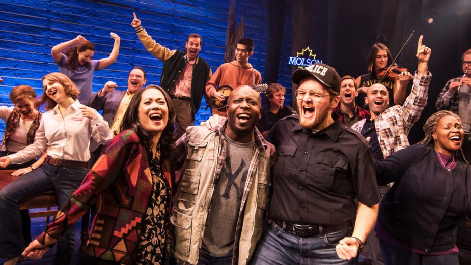 The 2019 Olivier Award-winning musical Come From Away brings its touring production to Stillwater's McKnight Center for the Performing Arts this Tuesday and Wednesday. Photo courtesy Matthew Murphy