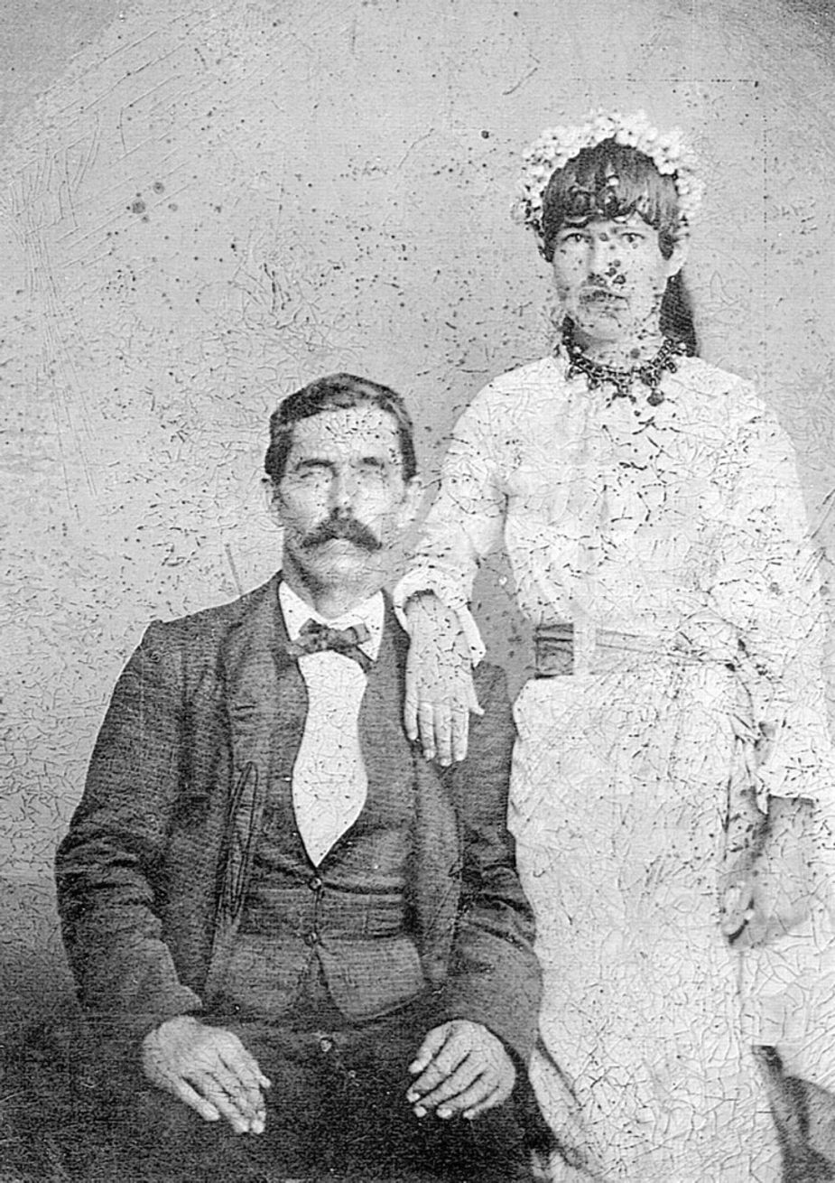 Editor in chief Nathan Gunter's great-great-great grandparents, Joseph and Alice Tate.