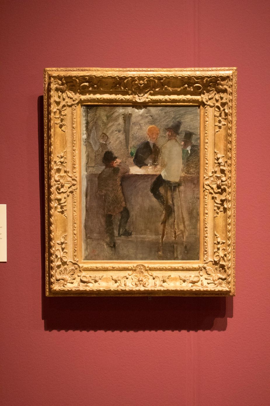 Henri de Toulouse-Lautrec's "At the Bar"