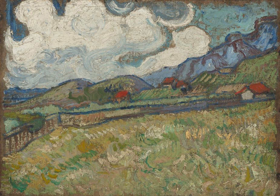 Vincent Van Gogh's "The Wheat Field behind St. Paul's Hospital, St. Rémy"