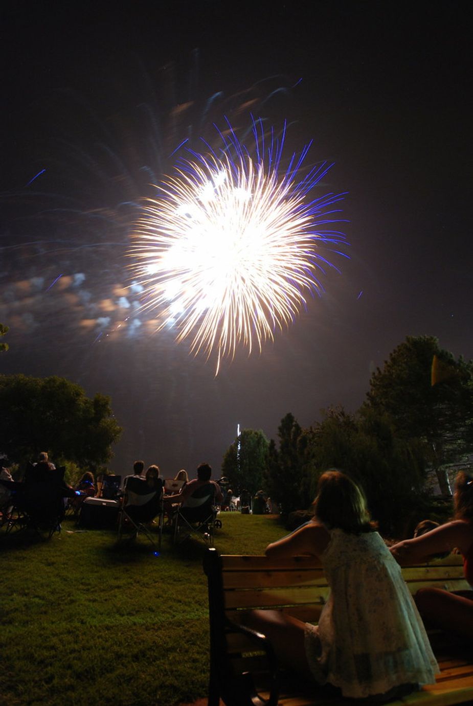 This city's festival lights up the night sky on July 4 each year. Photo by Lisha Newman.