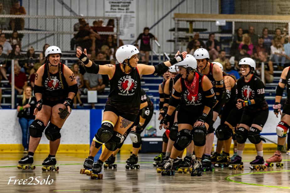 Oklahoma City has been a sports lover's paradise in June, so keep the good times rolling with a trip to see Twister City Roller Derby this Saturday at Arctic Edge Ice Arena in Edmond. Photo courtesy Pete Settata / Twister City Roller Derby