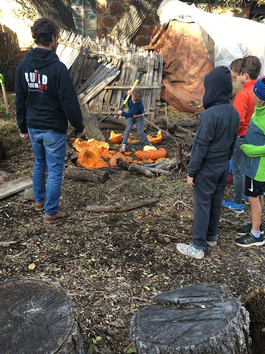 Leftover pumpkins? Bring them to CommonWealth Urban Farms for The Great Pumpkin Smash composting event. Photo courtesy JoBeth Hamon.