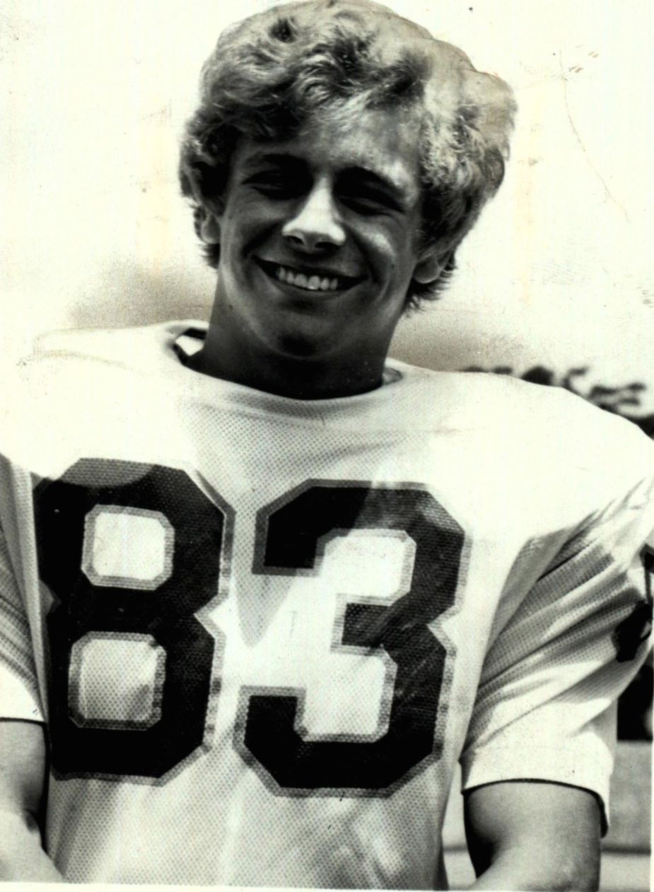 Steve Largent also played football while he attended Putnam City High School. Photo courtesy Oklahoma Historical Society