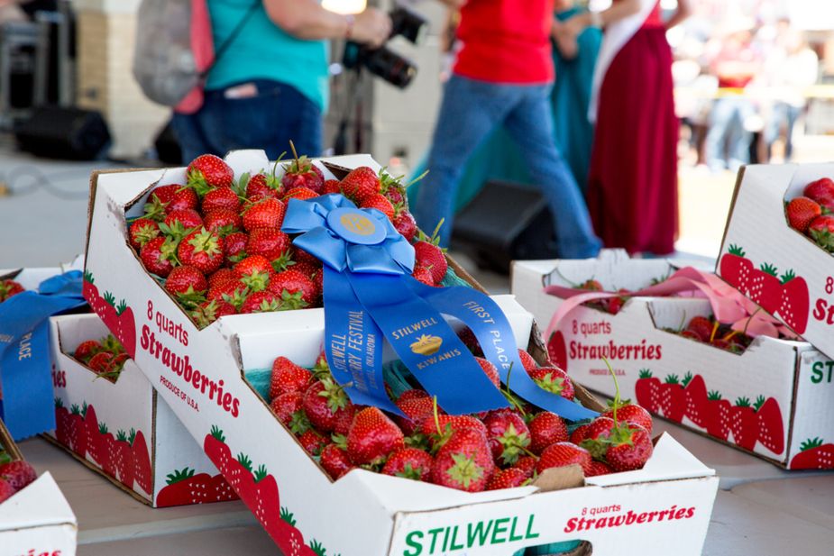 Strawberries of exceptional quality, of which there are many, are honored at the annual Stilwell Strawberry Festival. Photo by Lori Duckworth