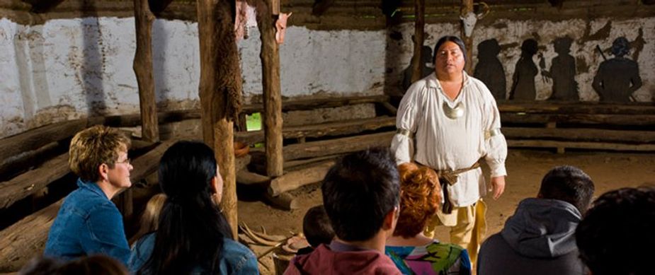 With the help of seasoned storytellers, Stories on the Square brings audiences tales of the Cherokee passed down through the ages. Photo courtesy Cherokee Nation